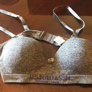 U.S. POLO ASSN Gray Bra